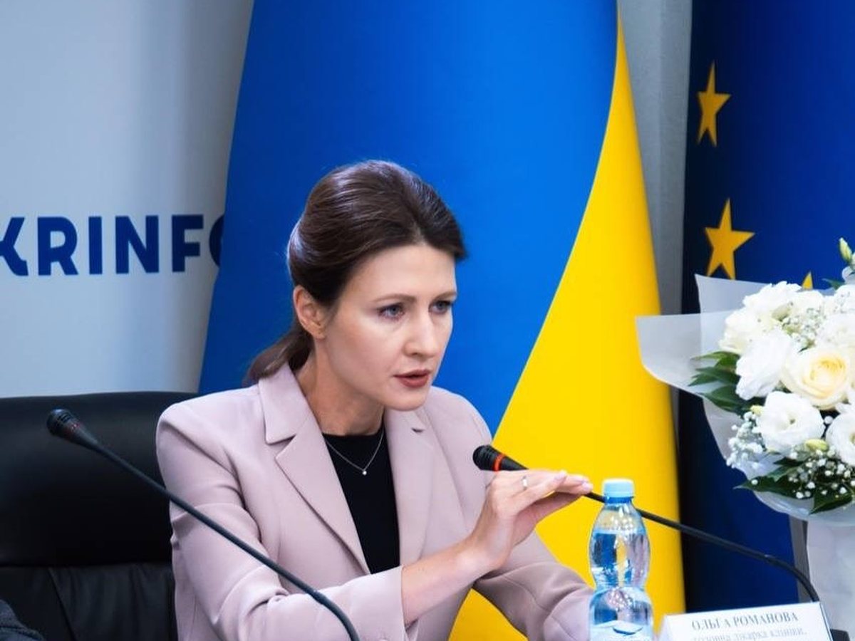 Членкиня Експертної ради на пресконференції